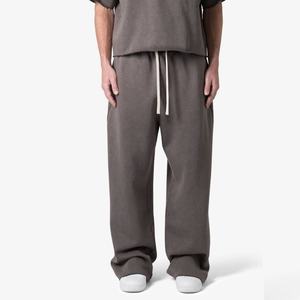 Pantalones Joggers Anchos de Algodón Grueso con Cordón y Estilo Oversize Personalizado para Hombre - Precio Mayorista - Product Image 2