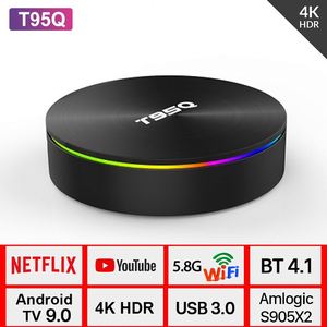 Boîtier TV intelligent 4K <span class=keywords><strong>T95Q</strong></span> Android 8.1 4 Go 64 Go Amlogic S905X2 Quad Core 5.8G 4K Android TV Box <span class=keywords><strong>T95Q</strong></span> - Product Image 3