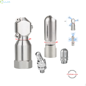 Boquilla de Limpieza Giratoria Automática de 360 Grados de Acero Inoxidable 304, Limpiador de Superficies - Product Image 1