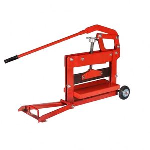 Machine à découper les briques manuelle portable, équipement de fabrication de briques en béton autobloquantes avec moteur, fonctionnement manuel - Product Image 2