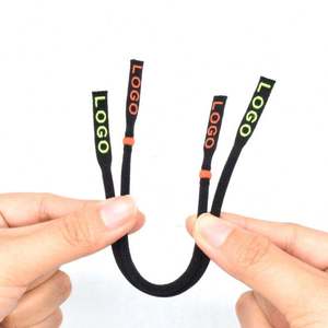 Tirador de Cordones de Zapatos, 100% Poliéster, Cuerda Trenzada, Hilo de Macramé, Logotipo Personalizado Impreso, Recubierto, Plano, para Prendas de Vestir, Impermeable - Product Image 3