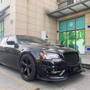 3PCS for Chrysler 300 C S SRT 2016-2023 Car Front Bumper Lip <b>Splitter</b> Spoiler Body Kit Glossy Black Carbon Fiber - Product Image 3