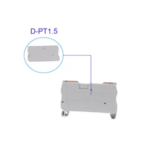 D-PT1.5/s End Cover for PT 1.5 Din Rail Terminal Blocks End Cover Plate L45H24.6W2.2 Mm