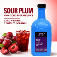 Jus Cair Konsentrat Tinggi Easy-Mix 8X 19 Rasa 2.1kgx8/Karton Kualitas Konsisten untuk Operasi Minuman Volume Tinggi OEM