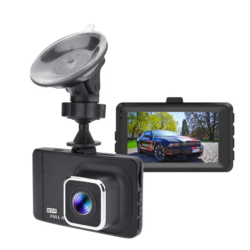 Câmera de carro, super visão noturna, lente dupla, 3.0 "ips full hd dashcam, design privado, wdr 1080p, filmadora de veículo