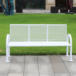 <span class=keywords><strong>OUTU</strong></span> – chaise longue d'extérieur en acier galvanisé, banc de jardin en métal - Product Image 6