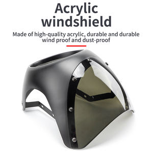 Otorcycle-ront eadlight, airing, indshield - Product Image 3