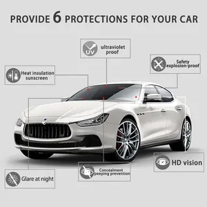 IR1585 seramik yeni görüş güneş kontrol filmi için araba çeşitleri Anti ısı Platinum Pro araba pencere tonu güvenlik filmleri için arabalar