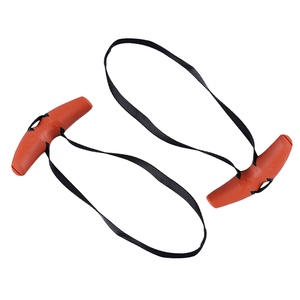 อุปกรณ์เสริมด้ามจับโค้งรูปทรงโค้งสำหรับออกกำลังกายแบบดึงกลับหลายฟังก์ชั่น ขนาด 24*13 ซม. พร้อมด้ามจับแบบฮอร์น ทำจากยาง - Product Image 1