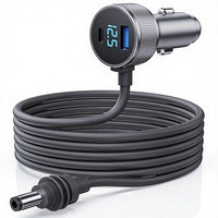 Cargador Rápido Starlink Mini Gen 4 QC 3.0 PD 20W, Cable de Alimentación CC, Cargador para Auto 5521, Conector de 3M PVC