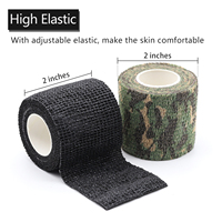 Bande de protection élastique antidérapante non tissée auto-adhésive de 5cm pour les doigts Bandage de couverture de tatouage
