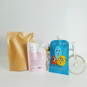 Yeniden kullanılabilir su sıkma torbası doldurulabilir torbalar sıvı paketleri şampuan ve saç kremi el dezenfektanı emzik kese