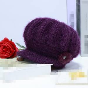 8 couleurs femmes mode Jacquard tricot Beanie chapeau hiver crâne casquettes extérieur chaud béret chapeaux - Product Image 3