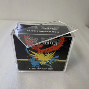 Pokemon Anti-UV Premium Manyetik Kapaklı Şeffaf Akrilik ETB Kart Koleksiyon Koruyucu Oyun Kutusu Akrilik Kılıflar - Product Image 3