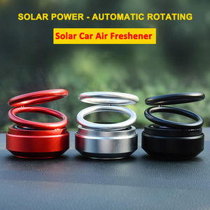 Deodorante per auto solare a rotazione di 360 gradi a doppio anello per aromaterapia profumo di resina liquida solida purificatore d'aria - Product Image 4