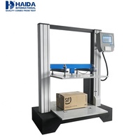 Equipo de Prueba de Compresión de Cajas ISTA 10KN PLC, Máquina de Prueba de Resistencia a la Compresión para Paquetes de Cartón Corrugado/Apilamiento de Baterías