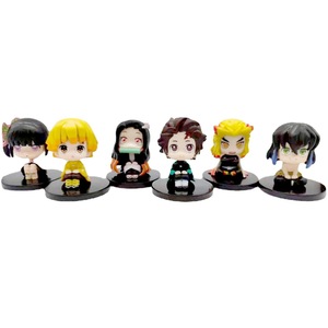 Set di 6 Personaggi <span class=keywords><strong>Anime</strong></span> in PVC Wise con Tanjirou, <span class=keywords><strong>Nezuko</strong></span>, Zenitsu, Inosuke - Versione Q per Età 5+ - Product Image 4