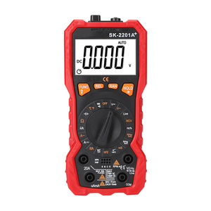 Multímetro Digital SK-2201A+ de 4 Dígitos, 1000V DC, 20A AC/DC, Rango Automático, Uso Automotriz - Product Image 1