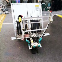 Machine agricole : Transplanteuse de riz à 2 rangs et 1 rang, machine de plantation autotractée pour semis de riz paddy