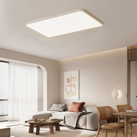 Aisilan Plafonnier Minimaliste à Éclairage Latéral, Design Ultra-Discret, Grand Angle, Forme Carrée