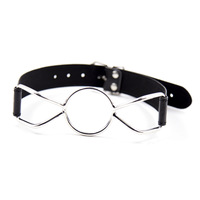 Ball Gag en Cuir avec Bouche de Papillon Sexy de Grande Taille pour Couple, Jouet de Bondage Sexuel