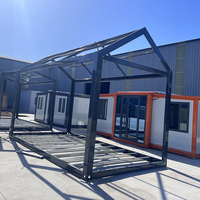 Maisons préfabriquées modernes en conteneurs à assembler soi-même, petites maisons préfabriquées en conteneurs prêtes à l'emploi
