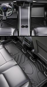 Piezas de accesorios de <span class=keywords><strong>Interior</strong></span> de coche antideslizantes de tamaño de vehículo Original, patrón de alfombrilla de suelo de coche TPE, uso para Porsche Panamera 2024 - Product Image 3