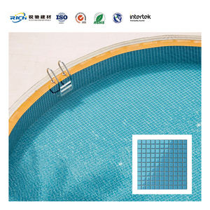 Yanardöner Sıcak Eriyen Mavi Yüksek Kaliteli 6MM Mozaik Azulejo Seramik Mozaik Yüzme Havuzu Karosu Modern İç Mekan Duvar Karosu - Product Image 3