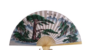 Abanico Plegable de Bambú de 90 cm de Largo, Tamaño Grande, para Decoración del Hogar, Venta al Por Mayor - Product Image 3