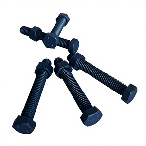 Vis hexagonales à tête plate en acier au carbone de classe 10.9 et 12.9 à haute résistance DIN931, zinguées, outils de quincaillerie - Product Image 1