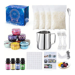 Heat Resistant Candle Jars Empty Luxury Containers With White Lids For Wax Filling Sample Presentation Program - Product Image 2