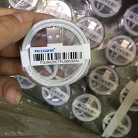 Câble de charge rapide USB Foxconn 1M 2A pour iPhone 15 14 13 12 11 XS XR 8 7, chargeur rapide USB vers iPhone, câble de charge de données