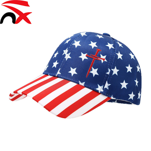 Casquette de baseball réglable à drapeau américain, vente directe usine, pour sports de plein air, idéale pour cadeaux - Product Image 6