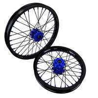 Roues de moto électrique tout-terrain ULB Fit Talaria MX5 1.6x19 2.15x16 pouces entièrement noires en aluminium pour Surron Light Bee