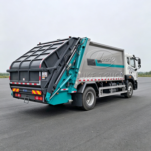 Camion de compression des déchets HOWO 4X2 18m³ à bas prix, camion de traitement des déchets à essieu unique pour le transport des ordures urbaines - Product Image 6
