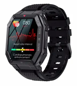 K55 jam tangan pintar olahraga panggilan 2023 mAh jam tangan gelang siaga panjang Monitor tekanan darah tahan air luar ruangan 350