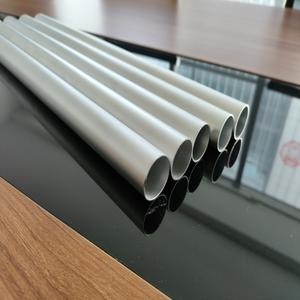 Profils en aluminium d'extrusions de tube de <span class=keywords><strong>Foen</strong></span> d'utilisation industrielle avec la coupe de recourbement de soudure traitant des services - Product Image 2