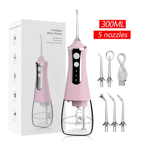 Appareil d'hygiène dentaire portable sans fil de 300 ml, irrigateur buccal, brossette à eau pour le nettoyage des dents - Product Image 2