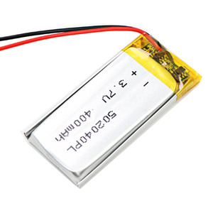 Custom 502040 <span class=keywords><strong>400mah</strong></span> 600mah 3.7v Lithium Polymer <span class=keywords><strong>Battery</strong></span> Lithium <span class=keywords><strong>Ion</strong></span> Cells Rechargeable Batteries Lipo Batteries - Product Image 4