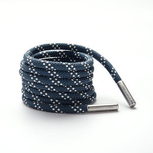 Lacci Riflettenti in Poliestere di Lusso 2025, Stile Popolare, Finitura Piatta Colorata Nera e Bianca per Abbigliamento e Calzature - Product Image 6