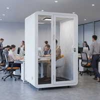 Cabine de bureau préfabriquée insonorisée, Pod de réunion, Cabine de confidentialité, Pod de bureau portable, Pod acoustique, Cabine téléphonique de bureau