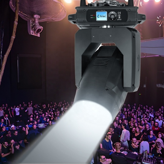 Professional 580w 20r Rainbow Gobo Effect Super Beam Moving Head Light Sharpy Beam 580 Stage Lighting