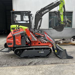 Cartiwell, SCW-1200, бесплатная доставка, Мини-погрузчик, многофункциональный, полностью гидравлический, мини-погрузчик, бортовой погрузчик с насадками - Product Image 2