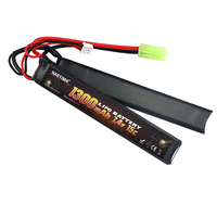 Melasta Vente en Gros 2s 15c 7.4v 1300mah Airsoft Lipo Batterie Avec Mini Tamiya Connecteur