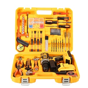 Công Nghiệp Cấp 124 Mảnh Không Dây Điện Khoan Bộ Có Thể Sạc Lại 21V Pin 80N. M Mô-men Xoắn Đa Chức Năng Điện Công Cụ Thiết Lập - Product Image 6