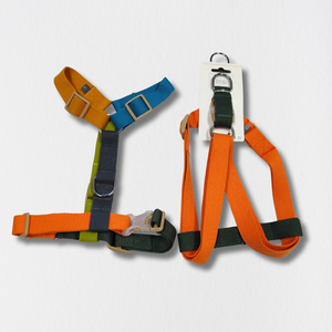 Harnais pour <span class=keywords><strong>chien</strong></span> en polyester personnalisé avec logo personnalisé, design en cuir, veste pour animaux de compagnie tendance pour Pitbull, <span class=keywords><strong>Boxer</strong></span>, Mastiff et chats - Product Image 6