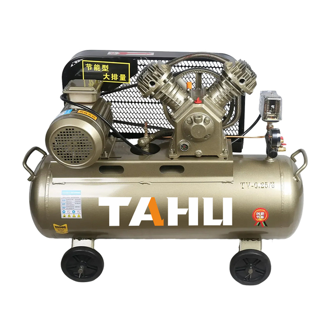 TAHU  Industrial Compressors Belt Driven Type Portable Air Compressor 80L 2200w 3hp 380V 0.25/8-80L