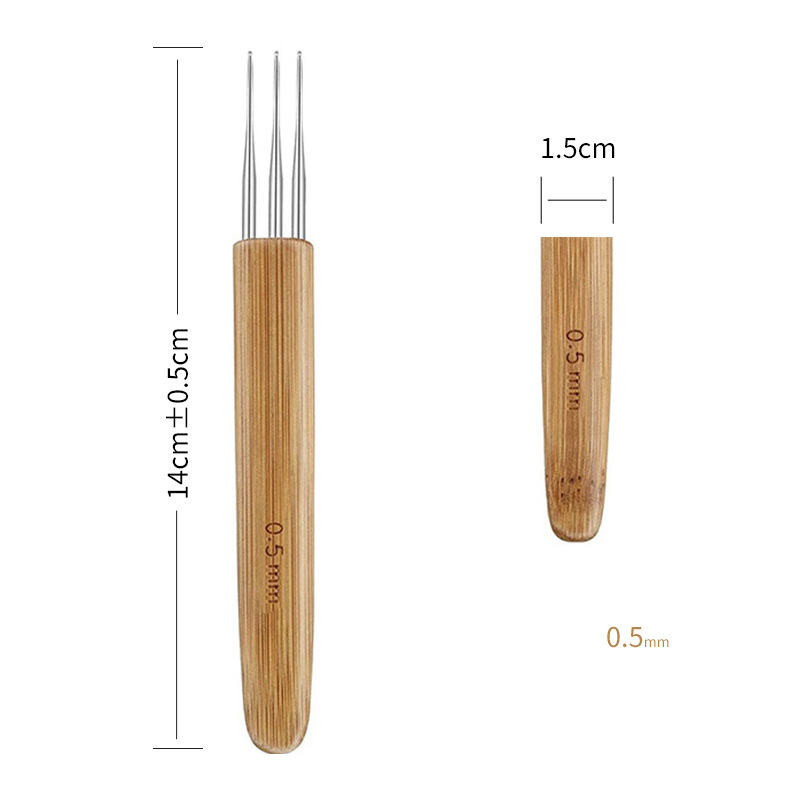 Trois crochets 0.5MM