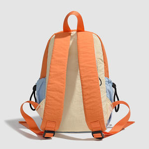Korea Nylon Lightweight Small <b>Laptop</b> <b>Backpack</b> Outdoor Travel Small <b>Backpack</b> Trend Contrast Color Leisure College Student - Product Image 3