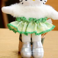 Nouveaux produits 2026 : Mini pull à lettres Moru pour poupée Kt Labu, vêtements pour poupée en peluche de 10 cm à moins d'un dollar Y06